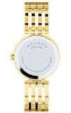 Movado Esperanza 28mm Mother of Pearl Dial Gold Steel Strap Watch For Women - 0607054 Buy Now By Movado