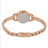 Movado Rondiro 22mm Black Dial Rose Gold Steel Strap Watch For Women - 0607065 Buy Now By Movado