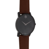 Movado Museum Classic Black Dial Brown Leather Strap Watch for Men - 0607198 Buy Now By Movado