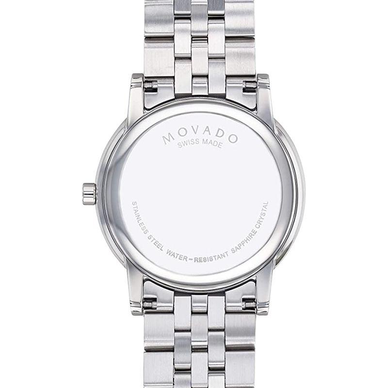 Movado Museum Classic Black Dial Silver Steel Strap Watch for Men - 0607199 Buy Now By Movado