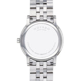 Movado Museum Classic Diamonds Black Dial Silver Steel Strap Watch for Men - 0607201 Buy Now By Movado