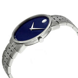 Movado Museum Classic Blue Dial Silver Steel Strap Watch for Men - 0607212 Buy Now By Movado