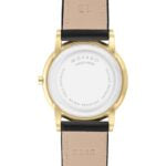 Movado Museum Black Dial Black Leather Strap Watch For Men - 0607014 Buy Now By Movado