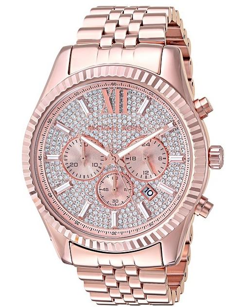Michael Kors Lexington Rose Gold Dial Rose Gold Stainless Steel Strap Watch for Men - MK8580 Buy Now By Michael Kors