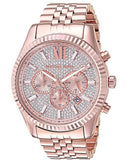 Michael Kors Lexington Rose Gold Dial Rose Gold Stainless Steel Strap Watch for Men - MK8580 Buy Now By Michael Kors