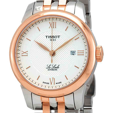 Tissot T Classic Le Locle Automatic Lady Silver Dial Two Tone Steel Strap Watch For Women - T006.207.22.036.00 Buy Now By Tissot