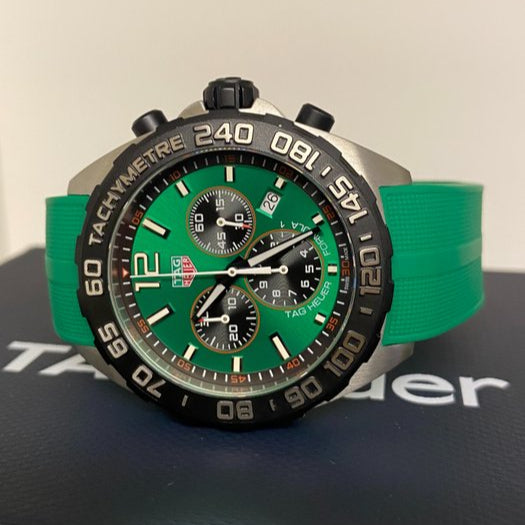Tag Heuer Formula 1 Green Dial Watch for Men - CAZ101AP.FT8056