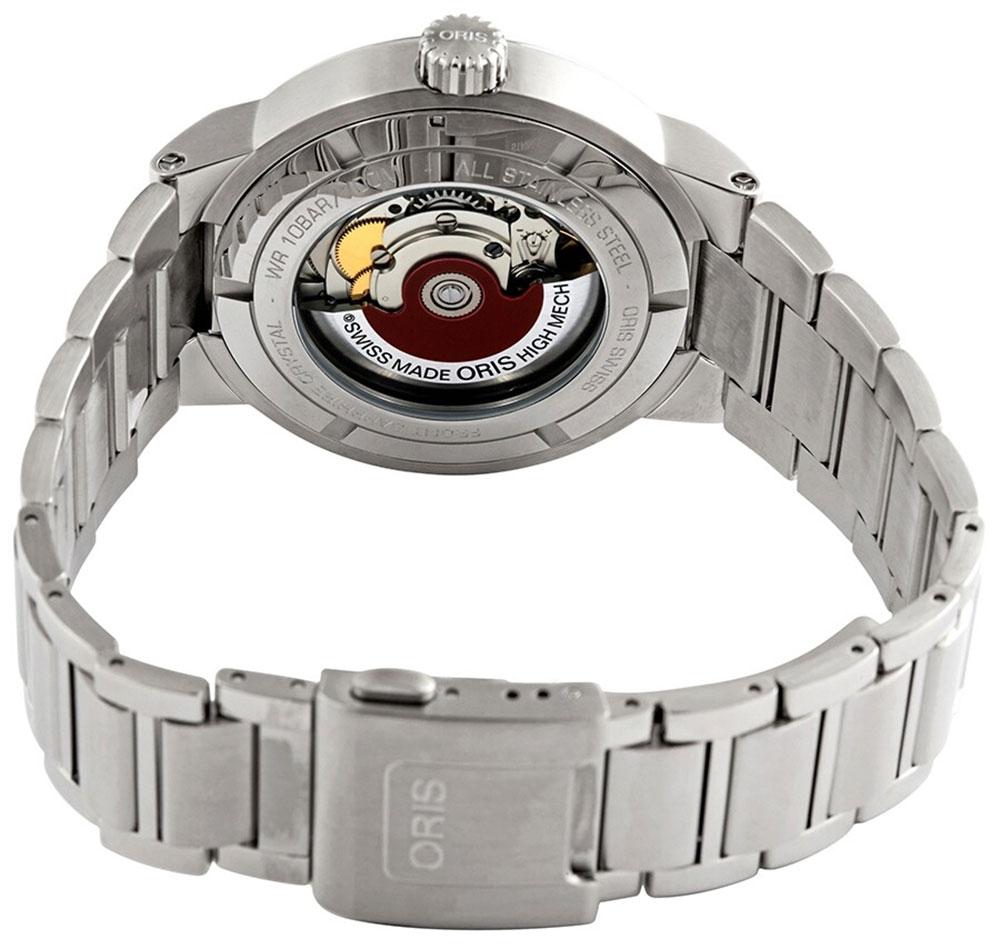 Oris TT1 Day Date Black Dial Silver Steel Strap Watch for Men - 0173577524154-0782408 Buy Now By Oris