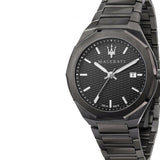 Maserati Stile Quartz Black Dial Black Steel Strap Watch For Men - R8853142001 Buy Now By Maserati