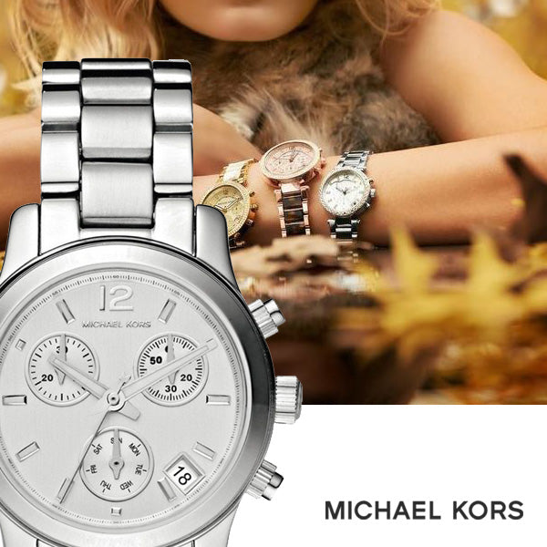 Michael Kors Runway Silver Dial Silver Steel Strap Watch for Women - MK5428 Buy Now By Michael Kors