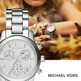 Michael Kors Runway Silver Dial Silver Steel Strap Watch for Women - MK5428 Buy Now By Michael Kors