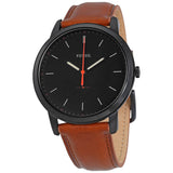 Fossil The Minimalist Black Dial Brown Leather Strap Watch for Men - FS5305 Buy Now By Fossil