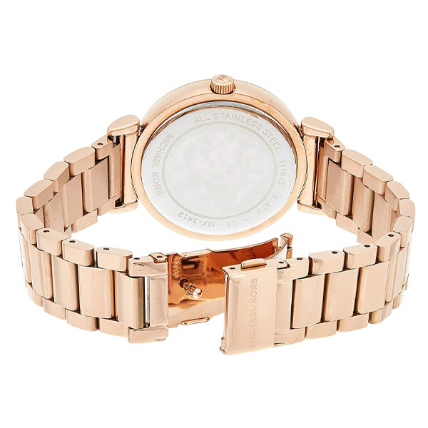Michael Kors Catlin Quartz Rose Gold Dial Rose Gold Steel Strap Watch For Women - MK3412 Buy Now By Michael Kors