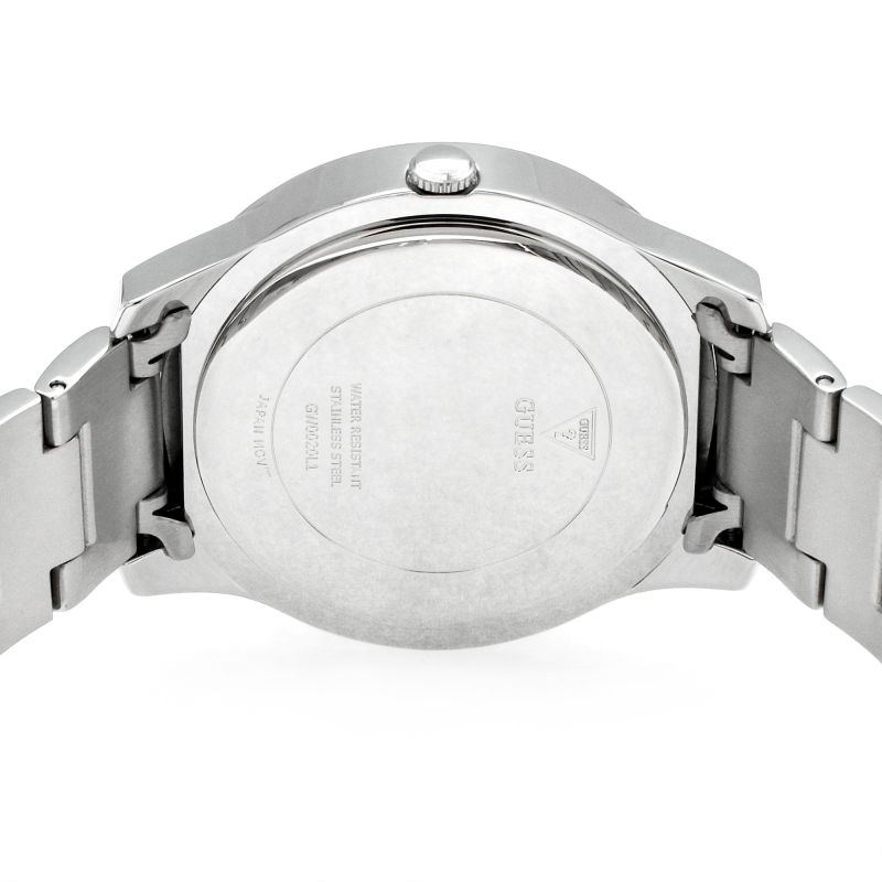 Guess Crush Silver Dial Silver Steel Strap Watch For Women - GW0020L1 Buy Now By Guess