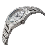 Bulova Phantom Crystal Silver Dial Silver Steel Strap Watch for Men - 96A236 Buy Now By Bulova