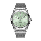 Breitling Chronomat Automatic 36 Green Dial Silver Steel Strap Watch for Women - A10380101L1A1 Buy Now By Breitling