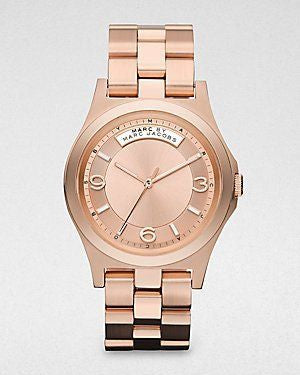 Marc Jacobs Baby Dave Rose Gold Dial Rose Gold Steel Strap Watch for Women - MBM3235 Buy Now By Marc Jacobs