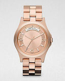 Marc Jacobs Baby Dave Rose Gold Dial Rose Gold Steel Strap Watch for Women - MBM3235 Buy Now By Marc Jacobs