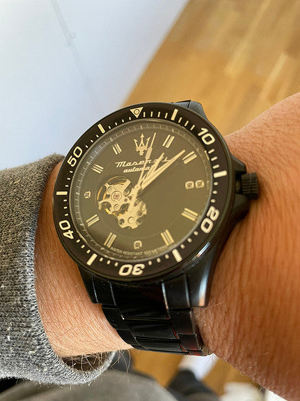 Maserati SFIDA Automatic Black Special Edition 44mm Watch For Men - R8823140005 Buy Now By Maserati