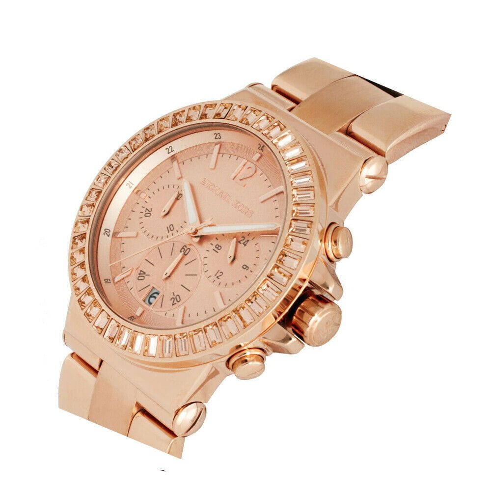 Michael Kors Dylan Rose Gold Dial Rose Gold Steel Strap Watch for Women - MK5412 Buy Now By Michael Kors