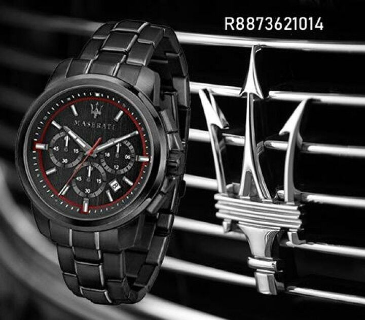 Maserati Successo 44mm Black Dial Black Steel Strap Watch For Men - R8873621014 Buy Now By Maserati