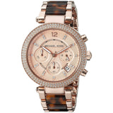 Michael Kors Parker Rose Gold Dial Two Tone Steel Strap Watch for Women - MK5538 Buy Now By Michael Kors