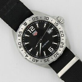 Tag Heuer Formula 1 Quartz Black Dial Black NATO Strap Watch for Men - WAZ1015.FC8198 Buy Now By Tag Heuer