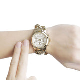 Michael Kors Runway Twist Gold Dial Gold Stainless Steel Strap Watch for Women - MK3131 Buy Now By Michael Kors