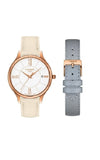 Tissot T Lady Bella Ora Round White Dial Beige Leather Strap Watch For Women - T103.210.36.018.00 Buy Now By Tissot