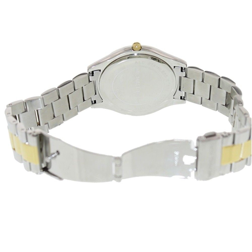 Michael Kors Runway Slim Silver Dial Two Tone Stainless Steel Strap Watch for Women - MK3198 Buy Now By Michael Kors