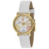 Marc Jacobs Roxy White Dial White Leather Strap Watch for Women - MJ1607 Buy Now By Marc Jacobs