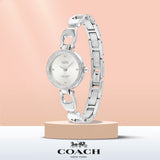Coach Park Crystals Silver Dial Silver Steel Strap Watch for Women - 14503170 Buy Now By Coach