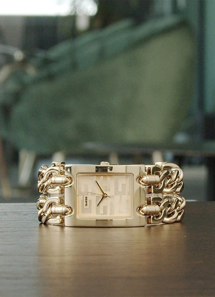 Guess Mod G Gold Dial Gold Steel Strap Watch for Women - GW0294L2 Buy Now By Guess