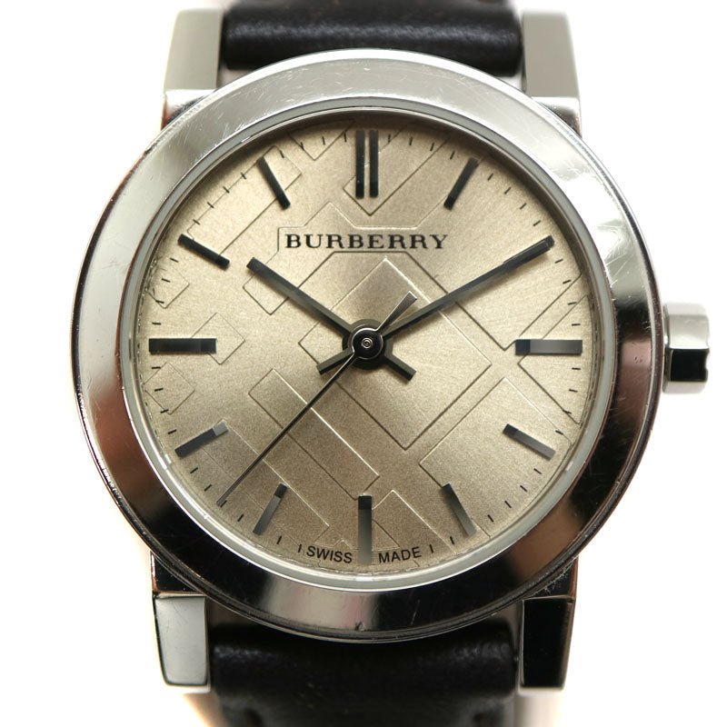Burberry The City Beige Dial Brown Leather Strap Watch for Women - BU9208 Buy Now By Burberry
