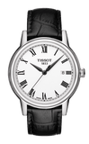 Tissot T Classic Carson White Dial Black Leather Strap Watch for Men - T085.410.16.013.00 Buy Now By Tissot