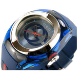 Gucci Sync Quartz Blue Dial Blue Rubber Strap Watch For Men - YA137304 Buy Now By Gucci