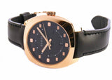 Gucci GG2570 Quartz Black Dial Black Leather Strap Watch For Men - YA142309 Buy Now By Gucci