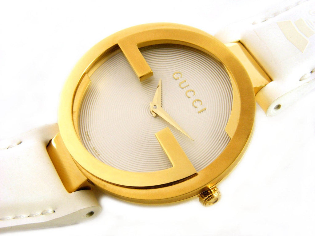 Gucci Interlocking Latin Grammy Special Edition Gold Watch For Women - YA133313 Buy Now By Gucci