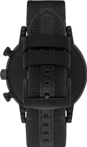 Emporio Armani Luigi Chronograph Quartz Black Dial Two Tone Nylon Strap Watch For Men - AR1948 Buy Now By Emporio Armani
