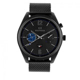 Tommy Hilfiger Deacon Analog Black Dial Black Mesh Bracelet Watch for Men - 1791547 Buy Now By Tommy Hilfiger