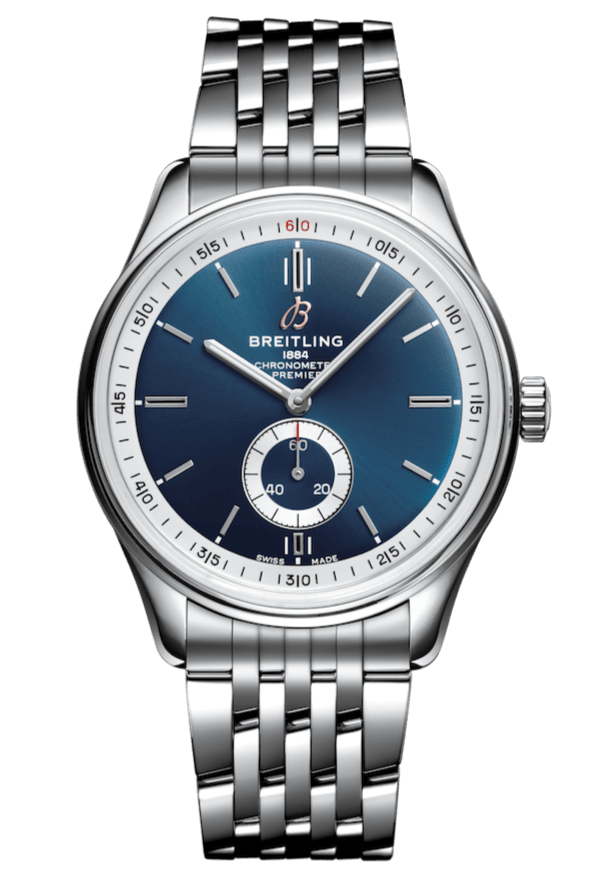 Breitling Premier Automatic 40mm Blue Dial Silver Steel Strap Watch for Men - A37340351C1A1 Buy Now By Breitling