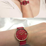 Coach Perry Red Dial Red Leather Strap Watch for Women - 14503867 Buy Now By Coach