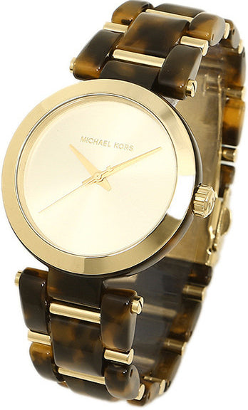 Michael Kors Delray Gold Dial Two Tone Steel Strap Watch for Women - MK4314 Buy Now By Michael Kors