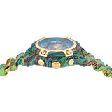 Versace Icon Active Chronograph Blue Dial Green Rubber Strap Watch For Men - VEZ701322 Buy Now By Versace