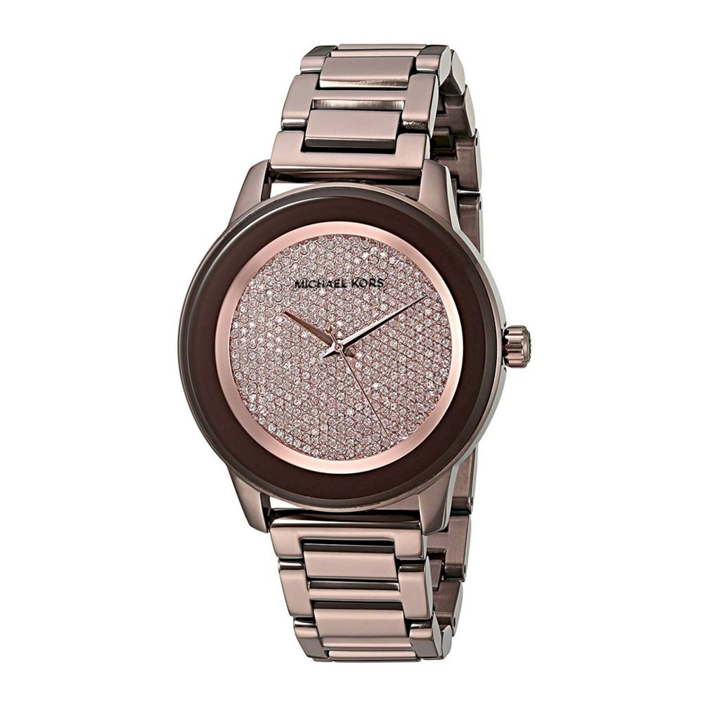 Michael Kors Kinley Brown Dial Brown Steel Strap Watch for Women - MK6245 Buy Now By Michael Kors