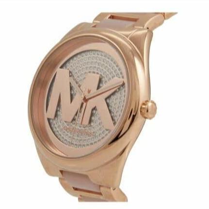 Michael Kors Janelle Three Hand Rose Gold Dial Two Tone Steel Strap Watch For Women - MK7089 Buy Now By Michael Kors