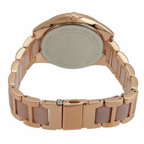 Michael Kors Janelle Three Hand Rose Gold Dial Two Tone Steel Strap Watch For Women - MK7089 Buy Now By Michael Kors