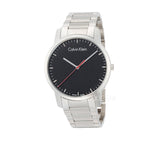 Calvin Klein City Black Dial Silver Steel Strap Watch for Men - K2G2G141 Buy Now By Calvin Klein