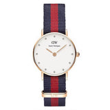 Daniel Wellington Classy Oxford White Dial Two Tone Nylon Strap Watch For Women - DW00100064 Buy Now By Daniel Wellington