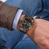 Guess Poseidon Chronograph Black Dial Black Silicone Strap Watch For Men - GW0425G1 Buy Now By Guess